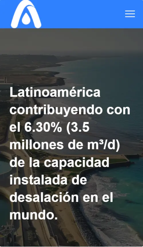 Mobile version of the ALADYR website