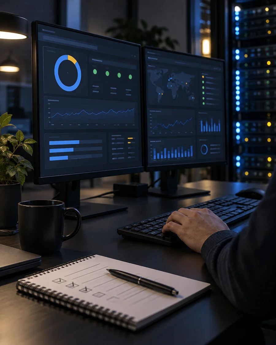Software systems being monitored and supported